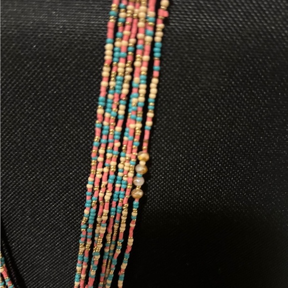 Multicolor Beaded Necklace - Picture 2 of 2